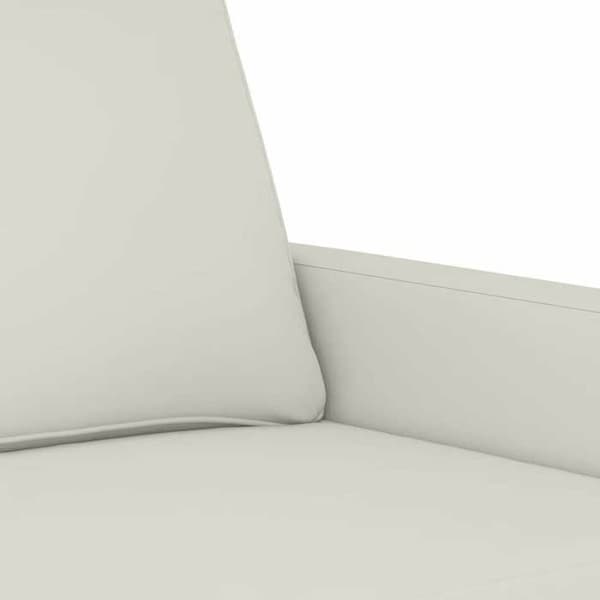 Maison Exclusive - Soffa 2-sits Crème 120 cm Sammet