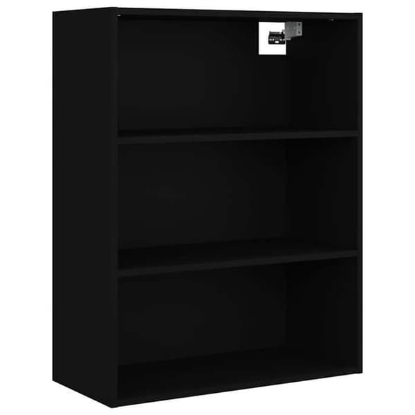Maison Exclusive - Væghængt skab Sort 69,5x32,5x90 cm