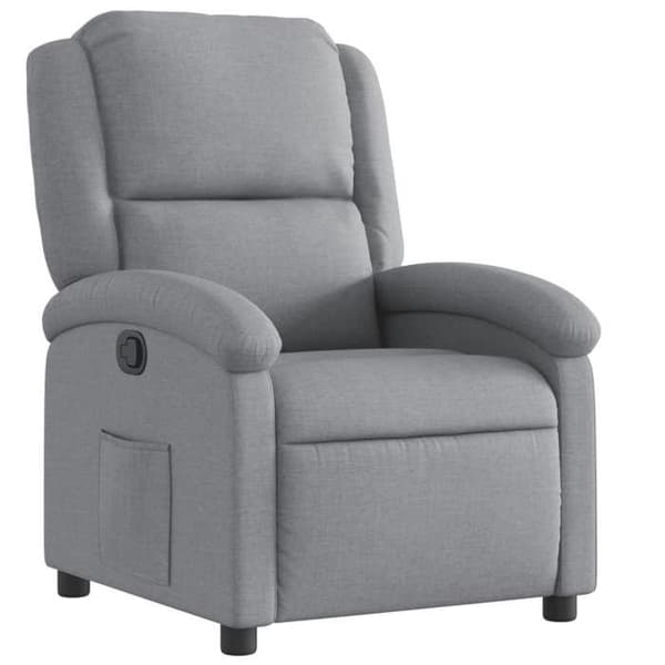 Maison Exclusive - Lätt grå recliner i tyg