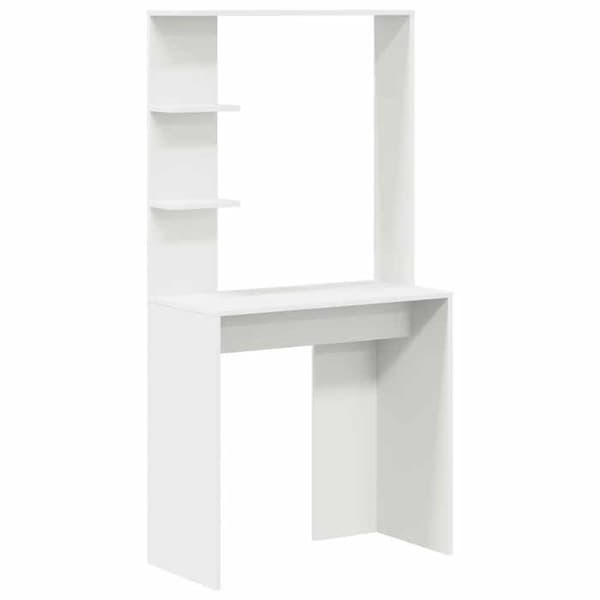 Maison Exclusive - Kontor Vit Ingenjörsträ 78,5 x 37 x 154,5 cm Vit