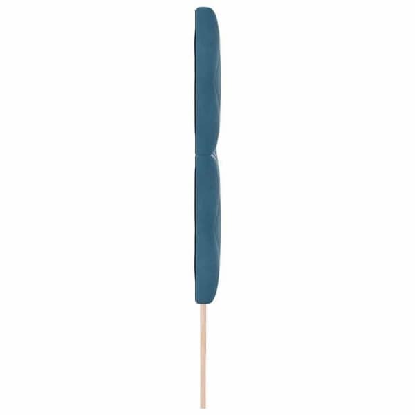Maison Exclusive - LED-huvudgavel Mörkblå 200 cm Sammet