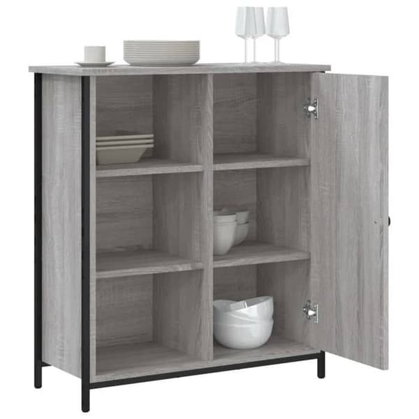 Maison Exclusive - Buffé Sonoma grå 70x30x80 cm ingenjörsträ
