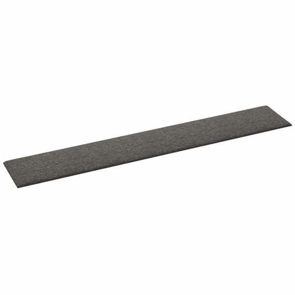 Maison Exclusive - Väggmonterad sänggavel 12 pc 90 x 15 cm Mörkgrå tyg
