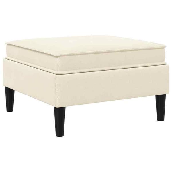 Maison Exclusive - Puff med Opbevaring Creme Velour