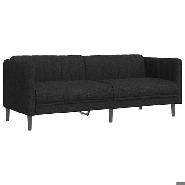 Maison Exclusive - Sort 3-personers sofa i stof