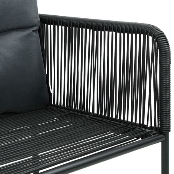 Maison Exclusive - Trädgårdsset 7 delar Svart