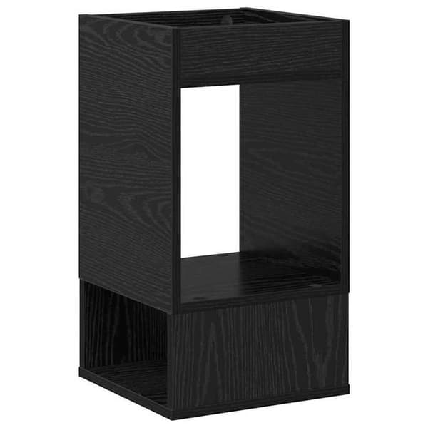 Maison Exclusive - Sidebord 2 dele Sort eg 30 x 30 x 56 cm