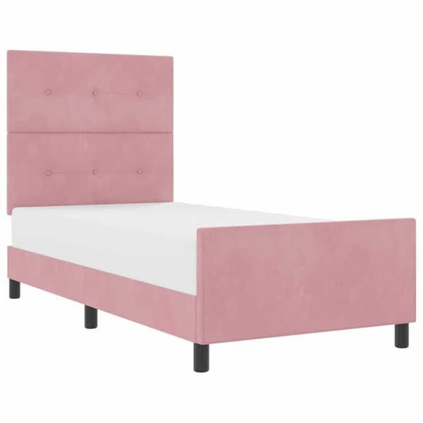 Maison Exclusive - Jousipatja ruusupäällysteellä 80 x 200 cm Sametti