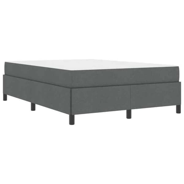 Maison Exclusive - Mørkegrå fjeder-seng 160 x 200 cm stof Mörkgrå