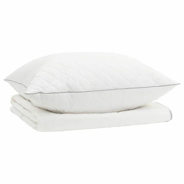 Maison Exclusive - Duvetset 90 % gåsdun FULDA 2 st 137 x 200 cm