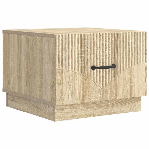Maison Exclusive - Sofabord Egetræ Sonoma 49 x 50 x 37 cm Ingeniørtræ