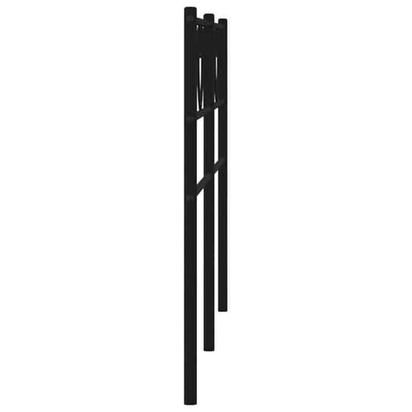 Maison Exclusive - Erstatnings hovedgærde i sort metal 193 cm