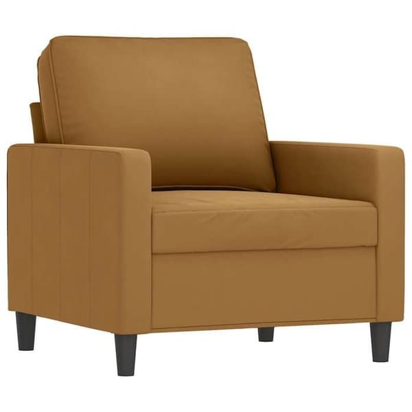 Maison Exclusive - Ruskea nojatuoli 60 cm samettia