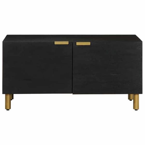 Bord - EKSKLUSIV HUS - 80x50x40 cm - Sort - Ingeniørtræ - Industriel Svart