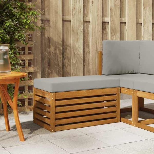 Maison Exclusive - Akasiapuu Puutarhapenkki Luonnollinen