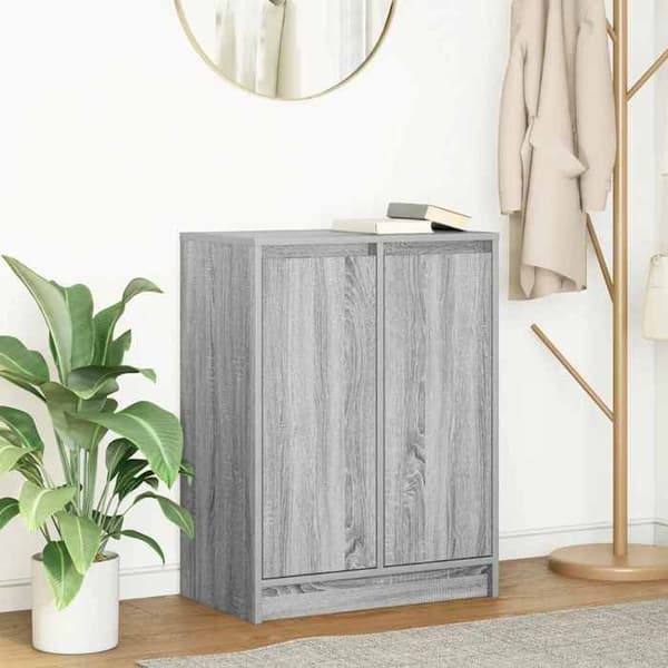 Maison Exclusive - Buffé Sonoma Grå 57x34x76 cm Ingenjörsträ