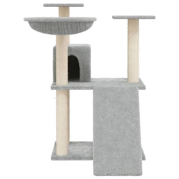 Maison Exclusive - Kattekradsetræ med sisal kløer Lys grå 83 cm Ljusgrått