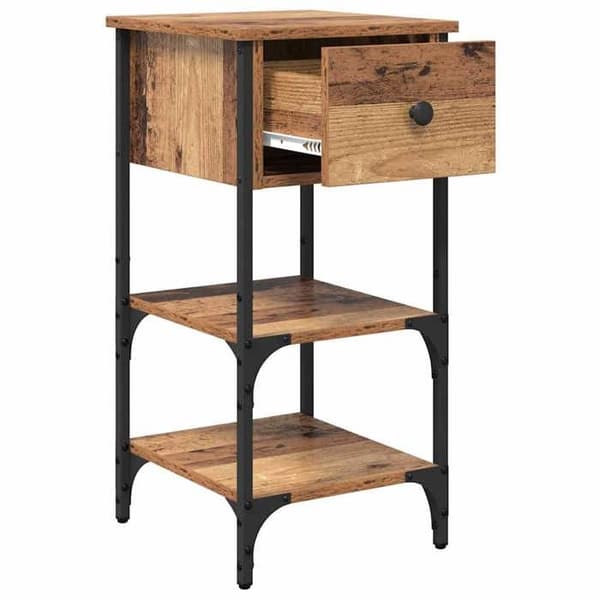 Maison Exclusive - Sängbord 2 st Brun 33,5 x 36 x 70 cm