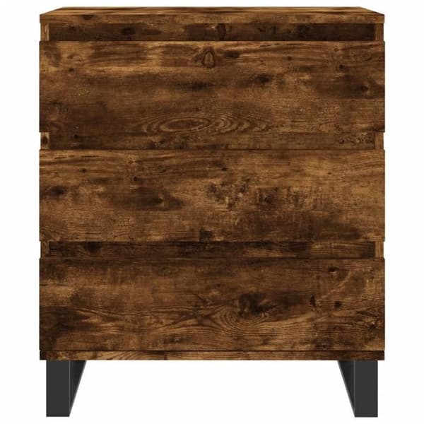 Maison Exclusive - Buffet Røget Eg 60x35x70 cm Ingeniørtræ Rökt ek