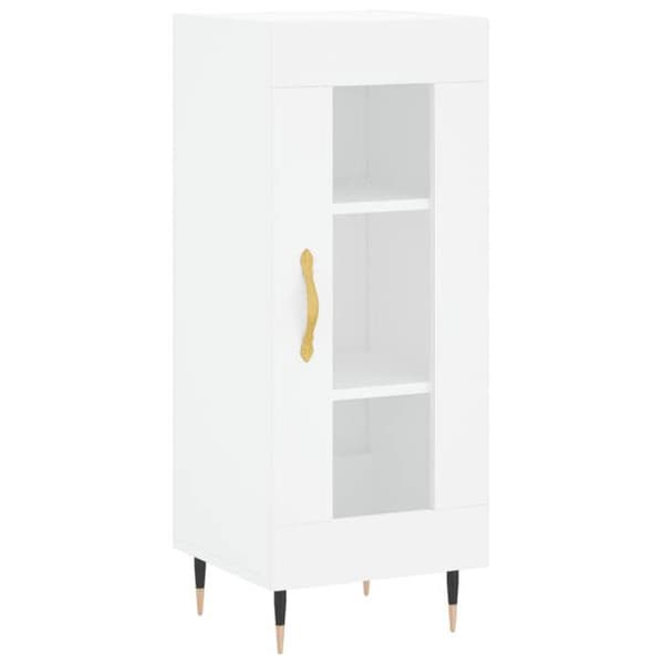 Maison Exclusive - Hvidt buffet 34,5x34x90 cm ingeniørtræ Vit
