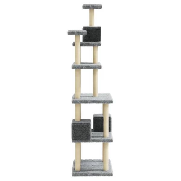 Maison Exclusive - Kattekradsetræ med sisal kløer Lys grå 188 cm Ljusgrått