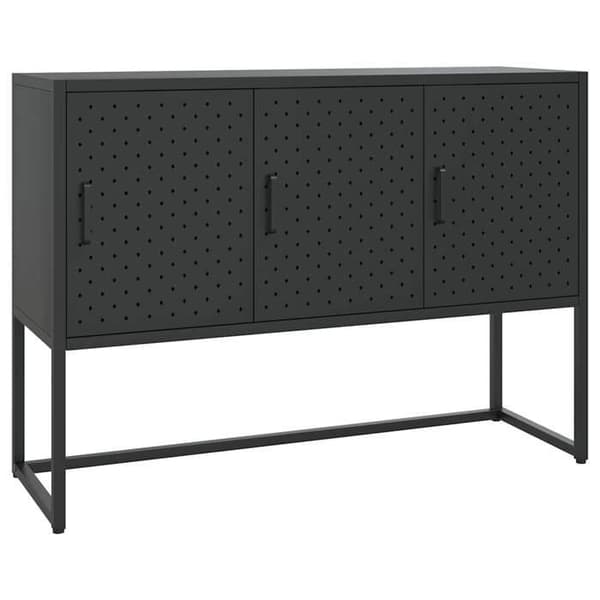 Maison Exclusive - Buffé Svart 105x35x75 cm Stål
