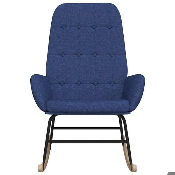 Maison Exclusive - Sininen kangas keinutuoli