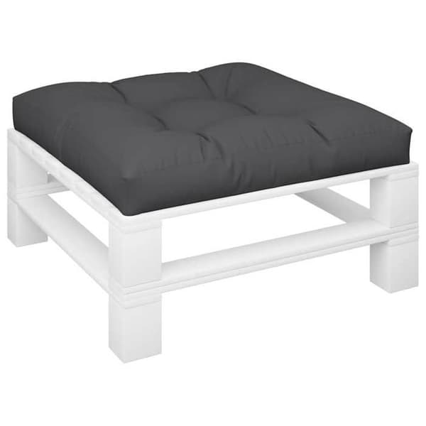Maison Exclusive - Sort palle pude 70x70x12 cm stof