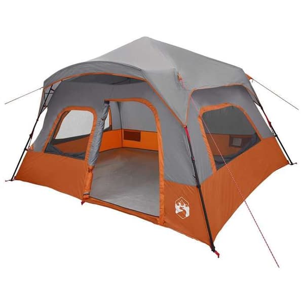 Maison Exclusive - Øjeblikkelig Telt Grå og orange 340 x 280 x 190 cm