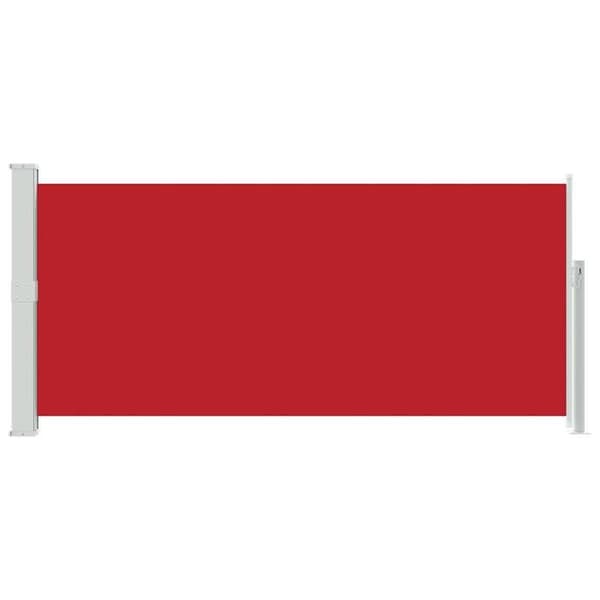 Maison Exclusive - Fällbart sidotak 140 x 300 cm Röd