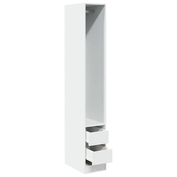 Maison Exclusive - Garderob Vit 30x50x200 cm Ingenjörsträ