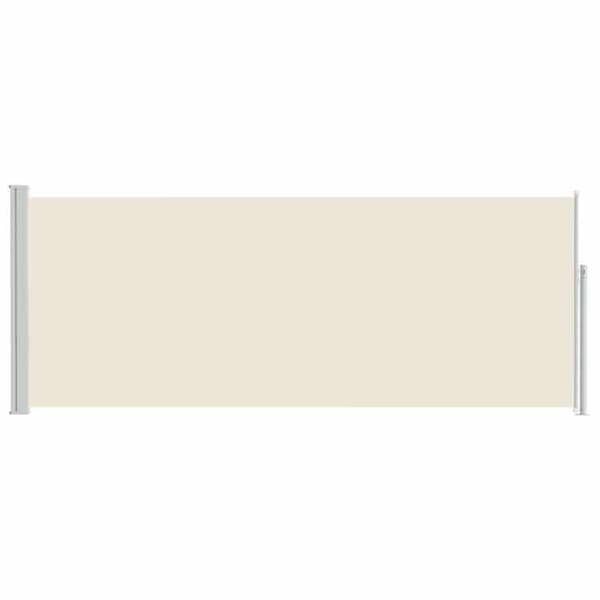 Maison Exclusive - Retractable side awning 117x314 cm Off-white