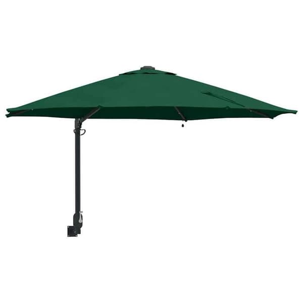 Maison Exclusive - Trädgårdsparasol Grön 248 x 248 x 148 cm Polyester och Stål Grön