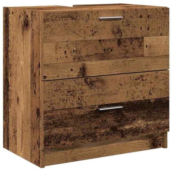 Maison Exclusive - Badrumsskåp i gammalt trä 59 x 37 x 59 cm