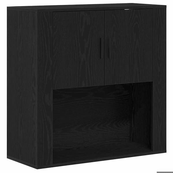 Maison Exclusive - Sort eg 80 x 33 x 150 cm svart ek