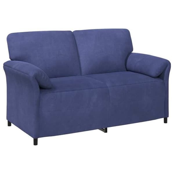 Maison Exclusive - Sofa 2 pladser Blå polstret Velour