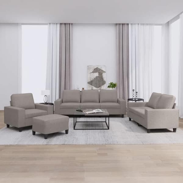 Maison Exclusive - Sæt af 4 stk. sofaer taupe stof