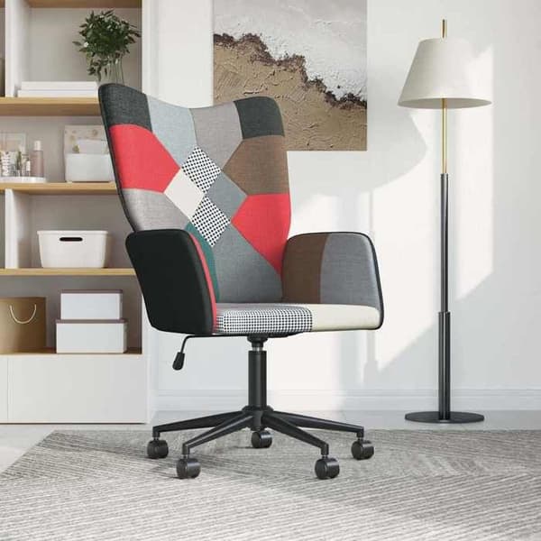 Maison Exclusive - Patchwork-kangas rentoutumistuoli