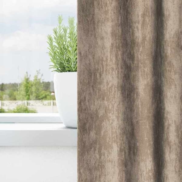 Maison Exclusive - Samettiverhot 2 kpl Champagne 175 x 140 cm Sametti
