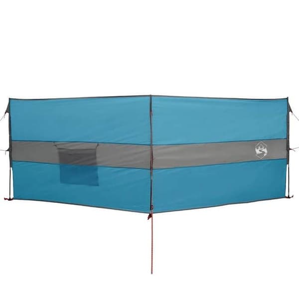 Maison Exclusive - Blå campingvindskydd 344x120 cm vattentät
