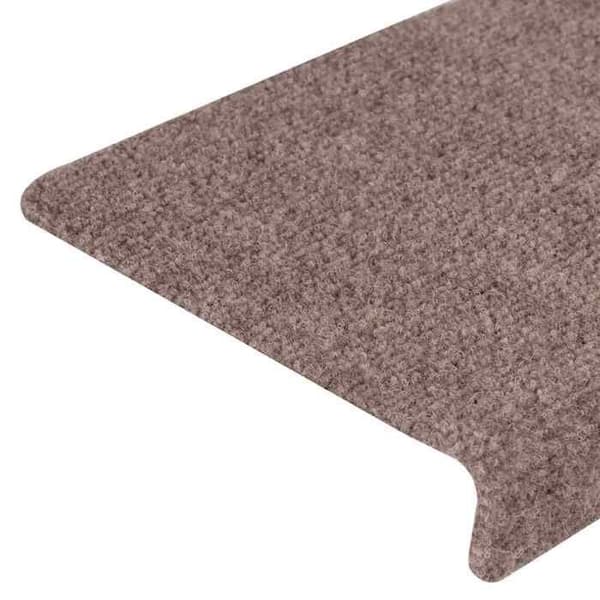 Maison Exclusive - Selvklæbende trappetæpper 5 stk 65 x 21 x 4 cm lys brun rektangulær kant ljusbrun