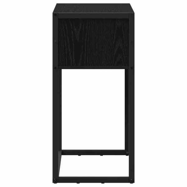 Maison Exclusive - Sidebord Sort eg 100 x 36 x 75 cm Ingeniørtræ