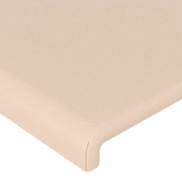 Maison Exclusive - Hovedgærder Cappuccino 200x5x78/88 cm Simililæder