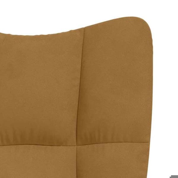 Maison Exclusive - Brun Velour Relaxstol Mörk sammet
