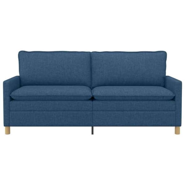 Maison Exclusive - Soffa Blå 196 x 81 x 87,5 cm Tyg