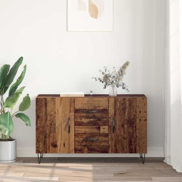 Maison Exclusive - Buffé i gammalt trä 100 x 36 x 60 cm Ingenjörsträ