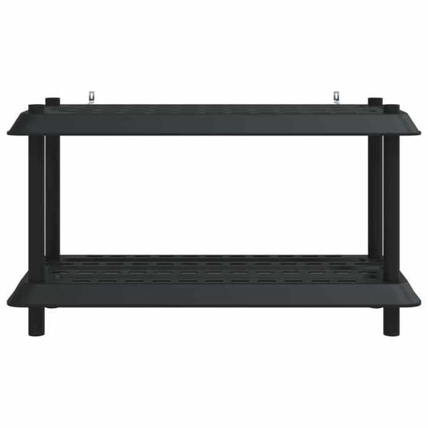 Opbevaringsenhed - EKSKLUSIV HUS - 2 niveauer - 100 x 40 x 55,5 cm - PP - Antracit antracit