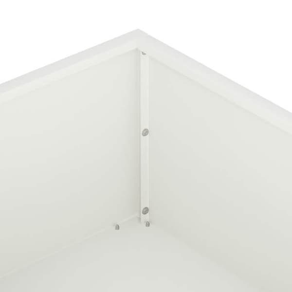 Maison Exclusive - Trädgårdskrukor 2 st Vit 80 x 80 x 20 cm