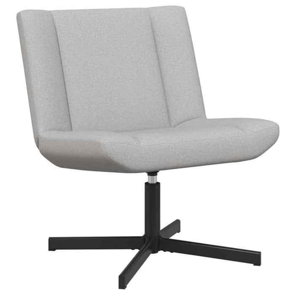 Maison Exclusive - Snurrstol Grå moln 63 x 75 x 76 cm tyg