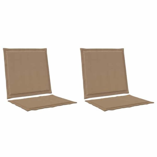 Maison Exclusive - Sitt- och ryggkuddar Polyester Taupe 47 x 45 x 2 cm Mol